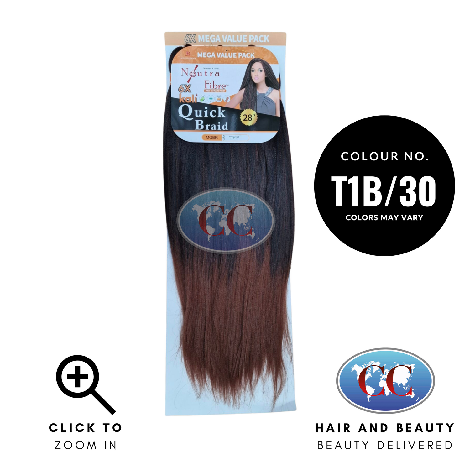 Kali Quick Braid Pre Strected Value Pack - 6 x 28” | CC Hair & Beauty UK