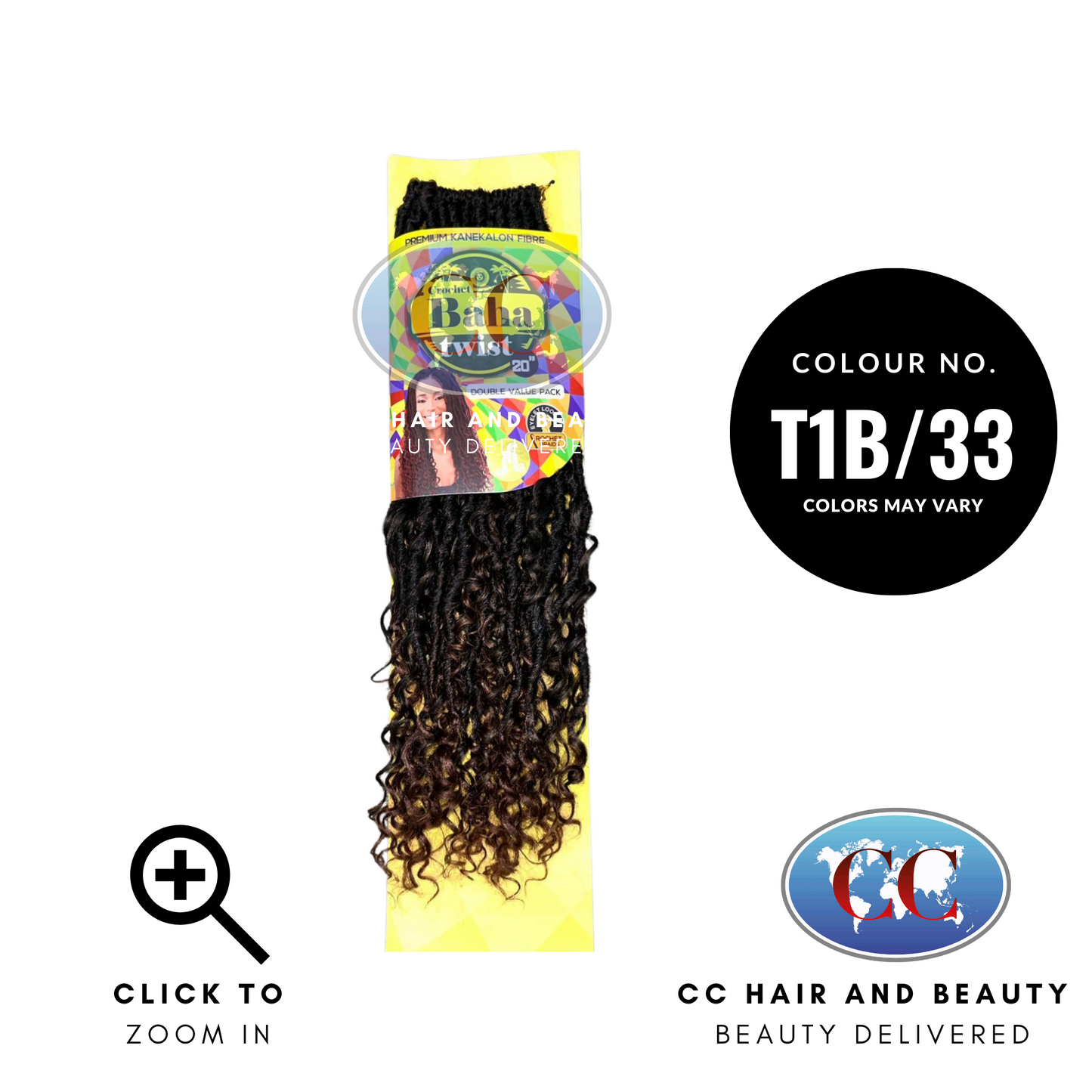 Jazzy Hair Crochet Baha Twist in 20"