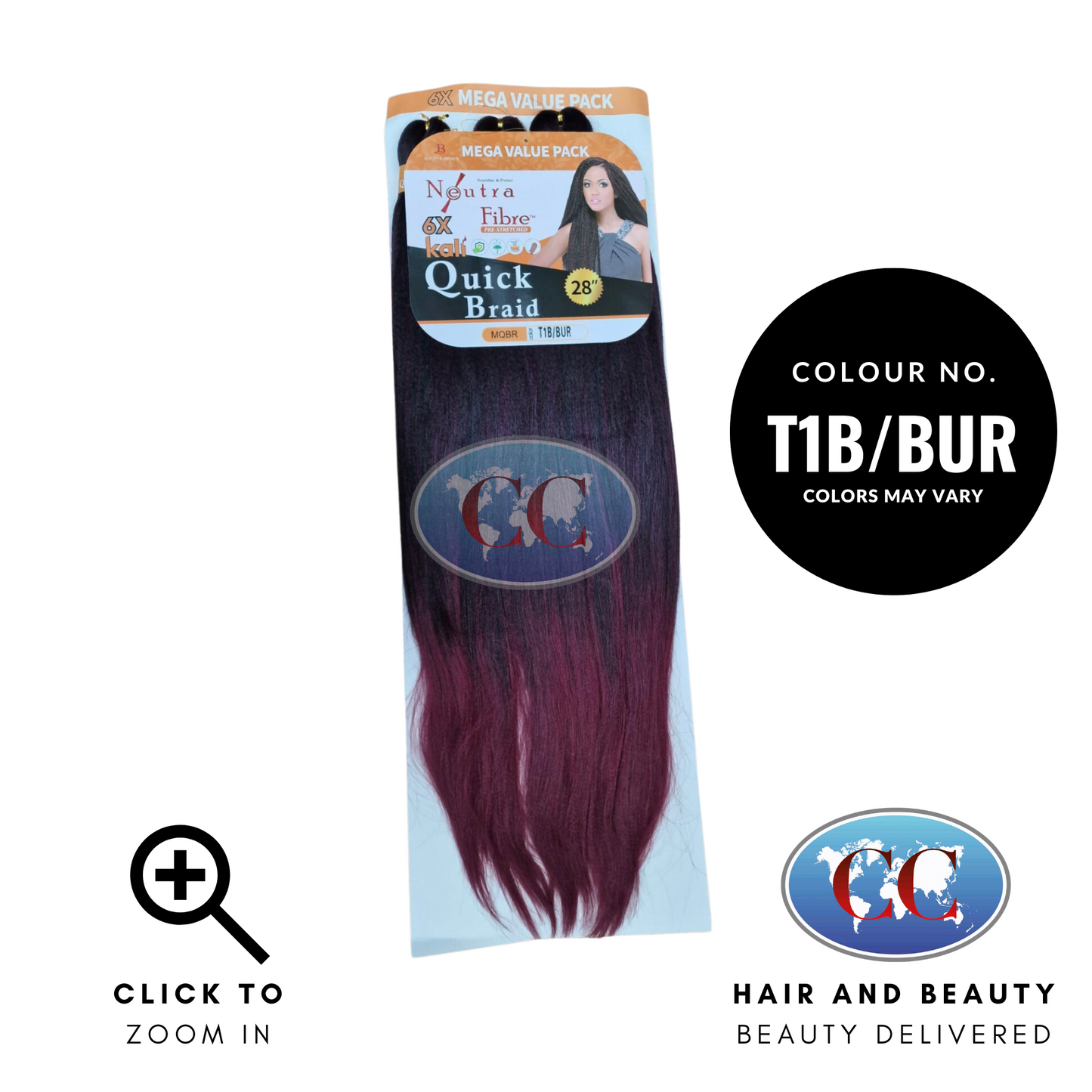 Kali Quick Braid Pre Strected Value Pack - 6 x 28” | CC Hair & Beauty UK