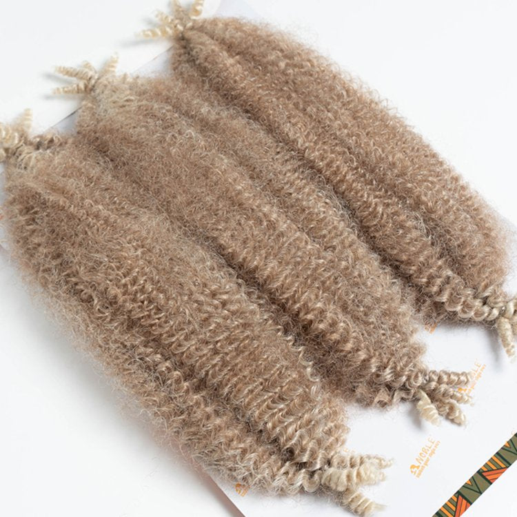 Sleek Noble Gold Synthetic 3X Springy Poppin Twist Braid 16"20" | CC Hair & Beauty UK