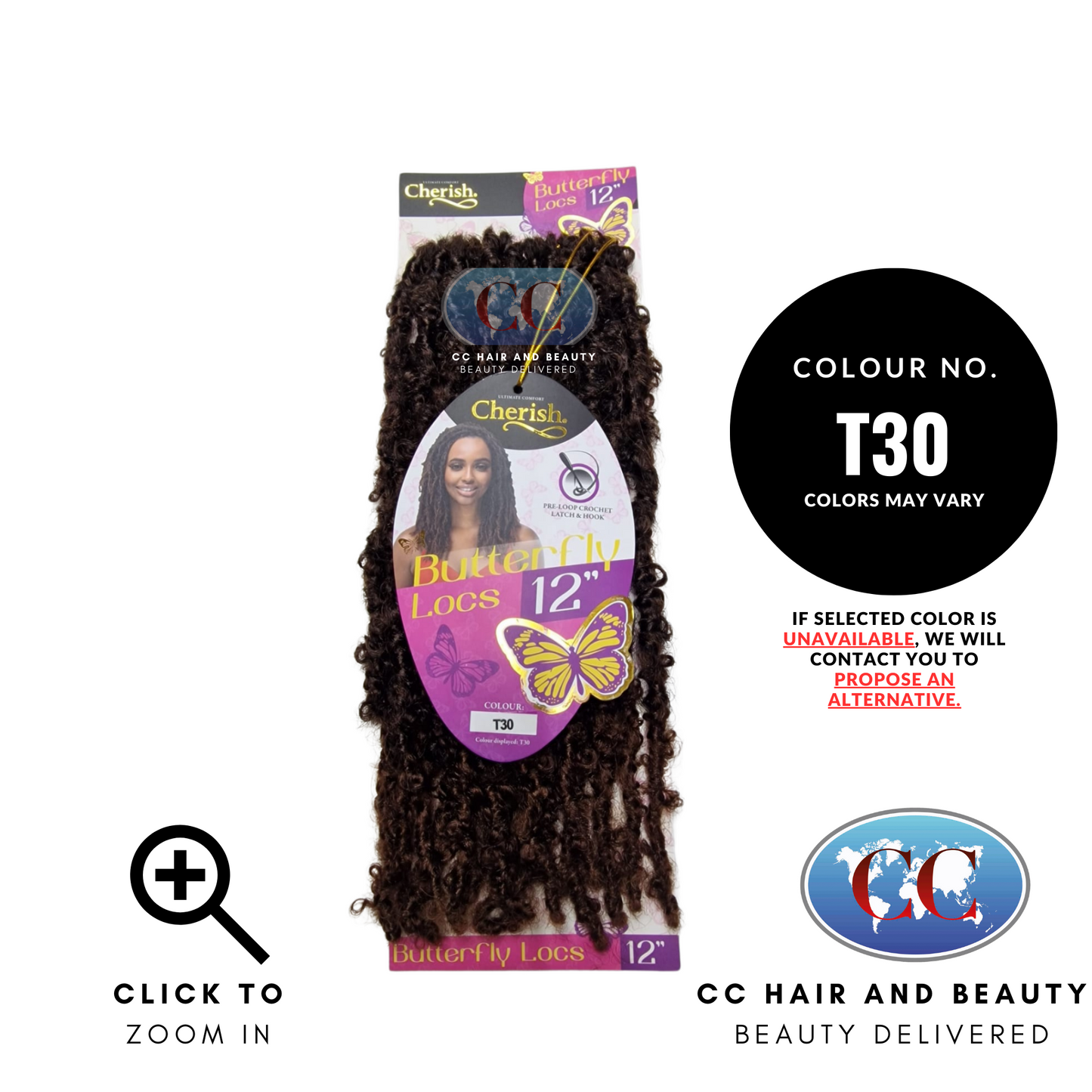 Cherish Butterfly Locs 12" - view 3