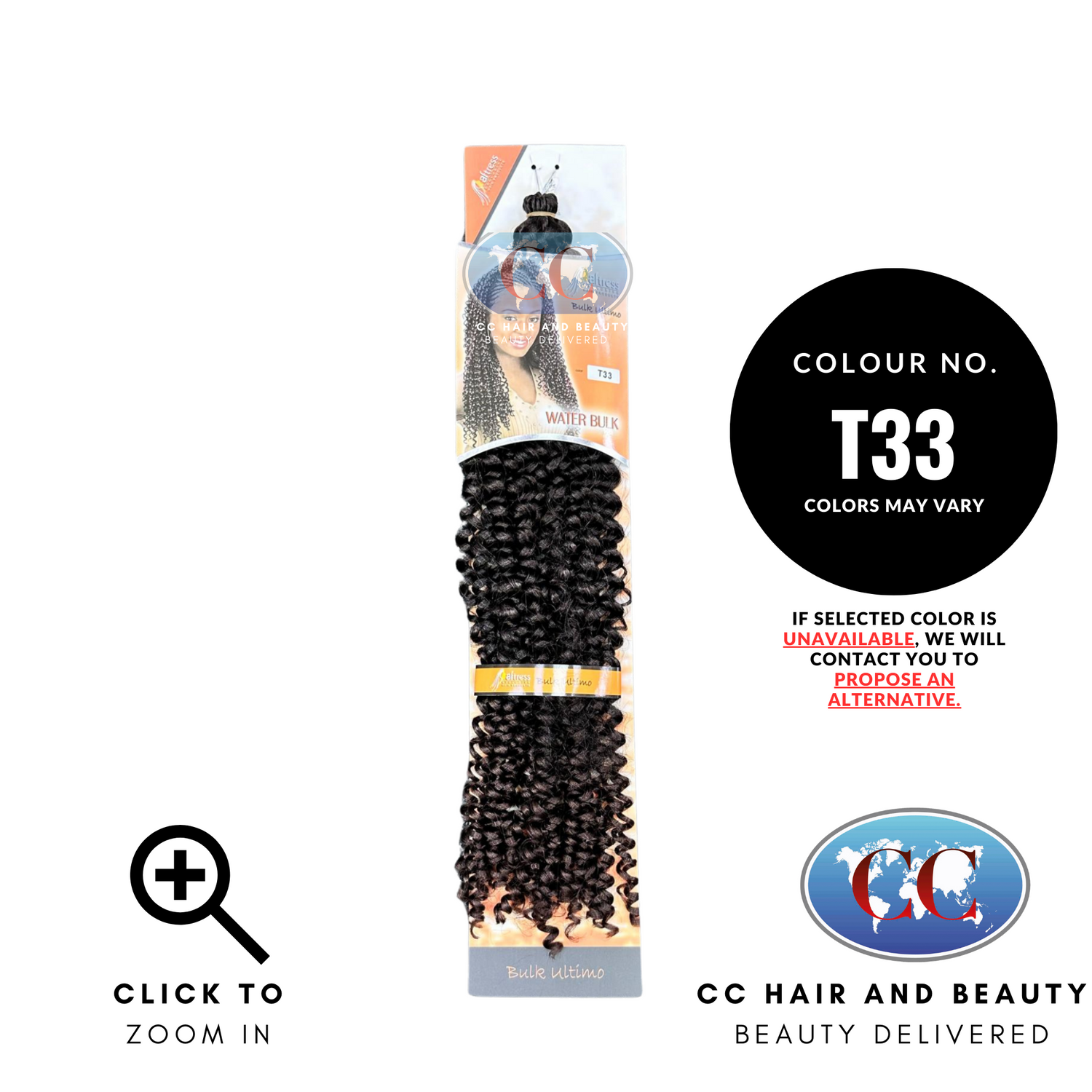 Aftress Synthetic Hair - Water Bulk-colour T33