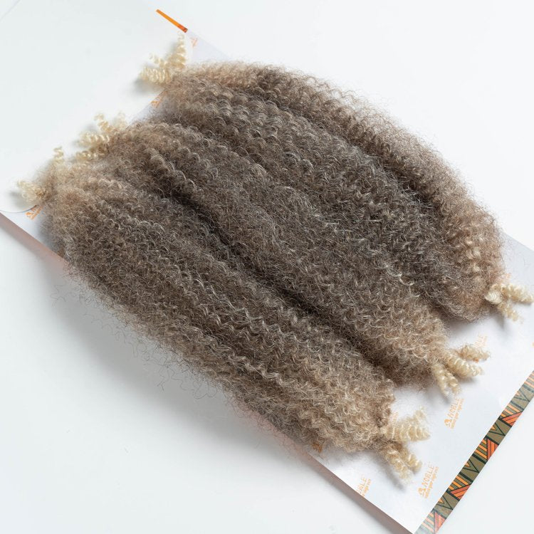 Sleek Noble Gold Synthetic 3X Springy Poppin Twist Braid 16"20" | CC Hair & Beauty UK