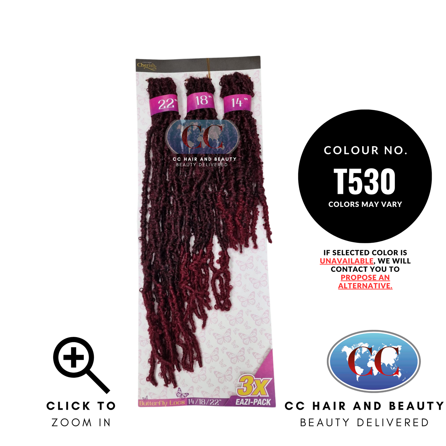 Cherish Butterfly Locs 3X Eazi Pack 14''/18''/22'' | CC Hair & Beauty UK