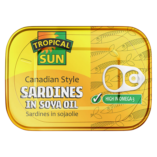 Tropical Sun Canadian-Style Sardines in Soya Oil 106g