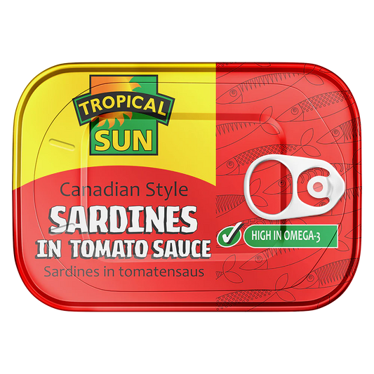 Tropical Sun Canadian Style Sardines in Tomato Sauce 106g