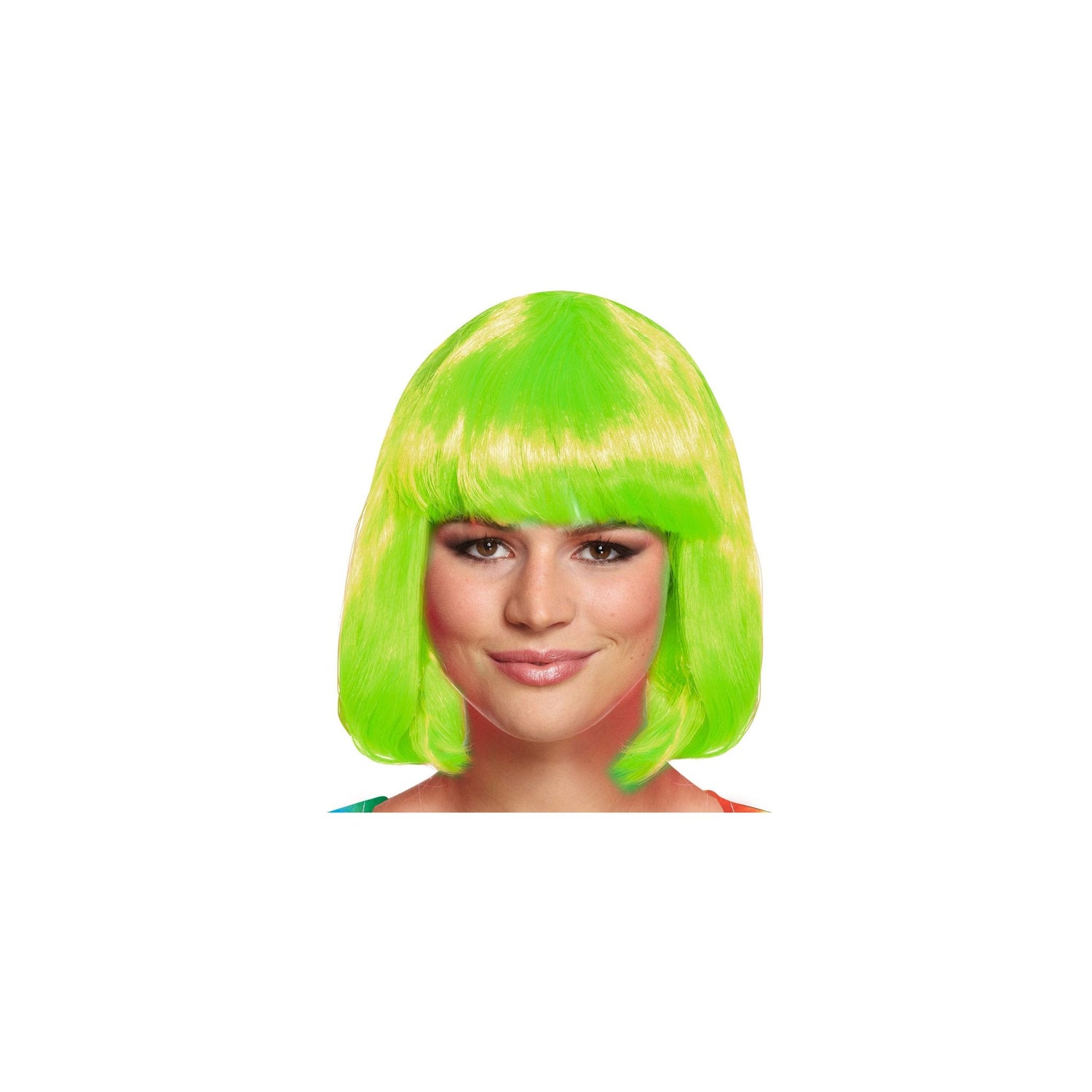 Green Bob Wig