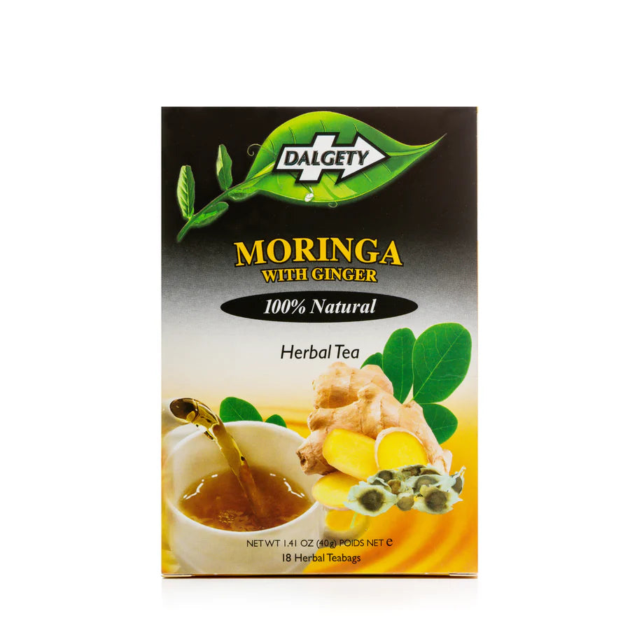 Delgety Moringa & Ginger Tea 40g