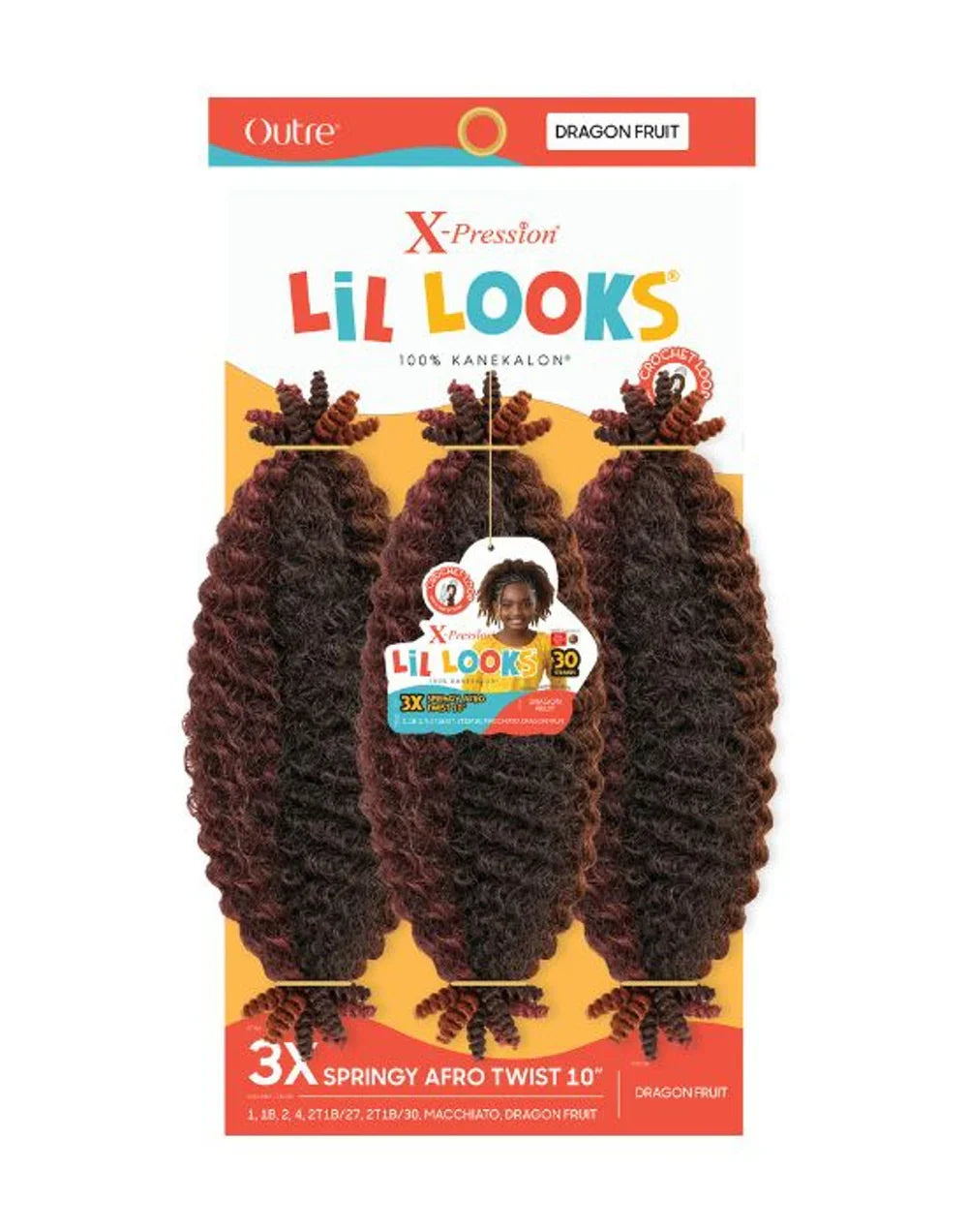 X Pression Lil Looks 3x Springy Afro Twist 10" - view 2