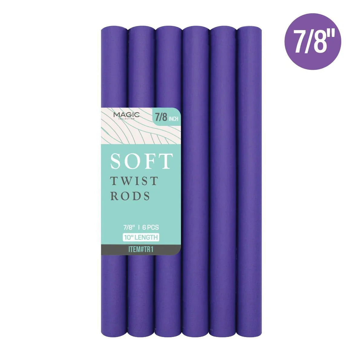 Magic Collection Twisted Foam Hair Roller 7/8" - 6 pcs | Shop at CC Hair & Beauty UK