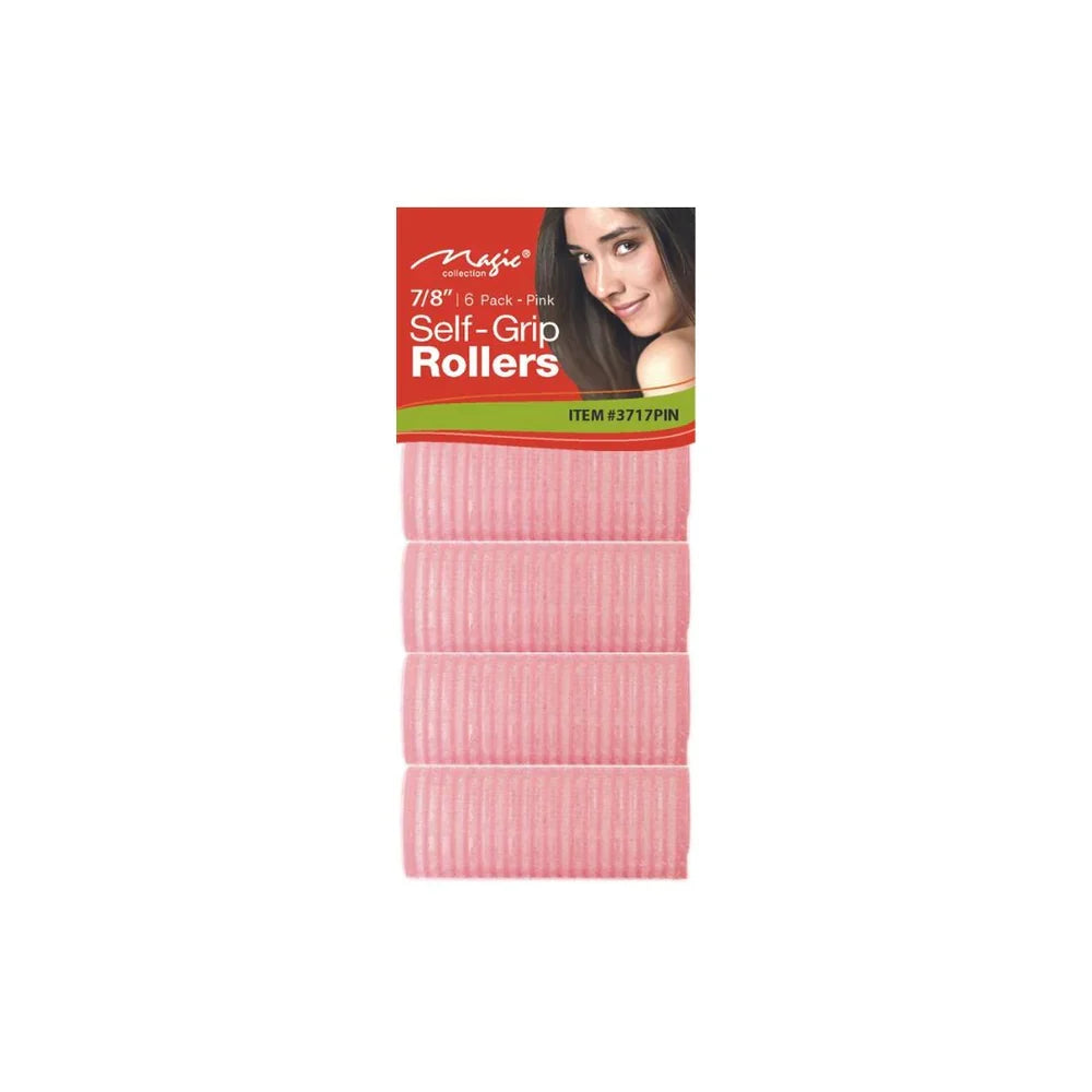 Murry Collection 7/8" | 6 Pack -Pink Self-Grip Rollers #3717PIN | Shop at CC Hair & Beauty UK