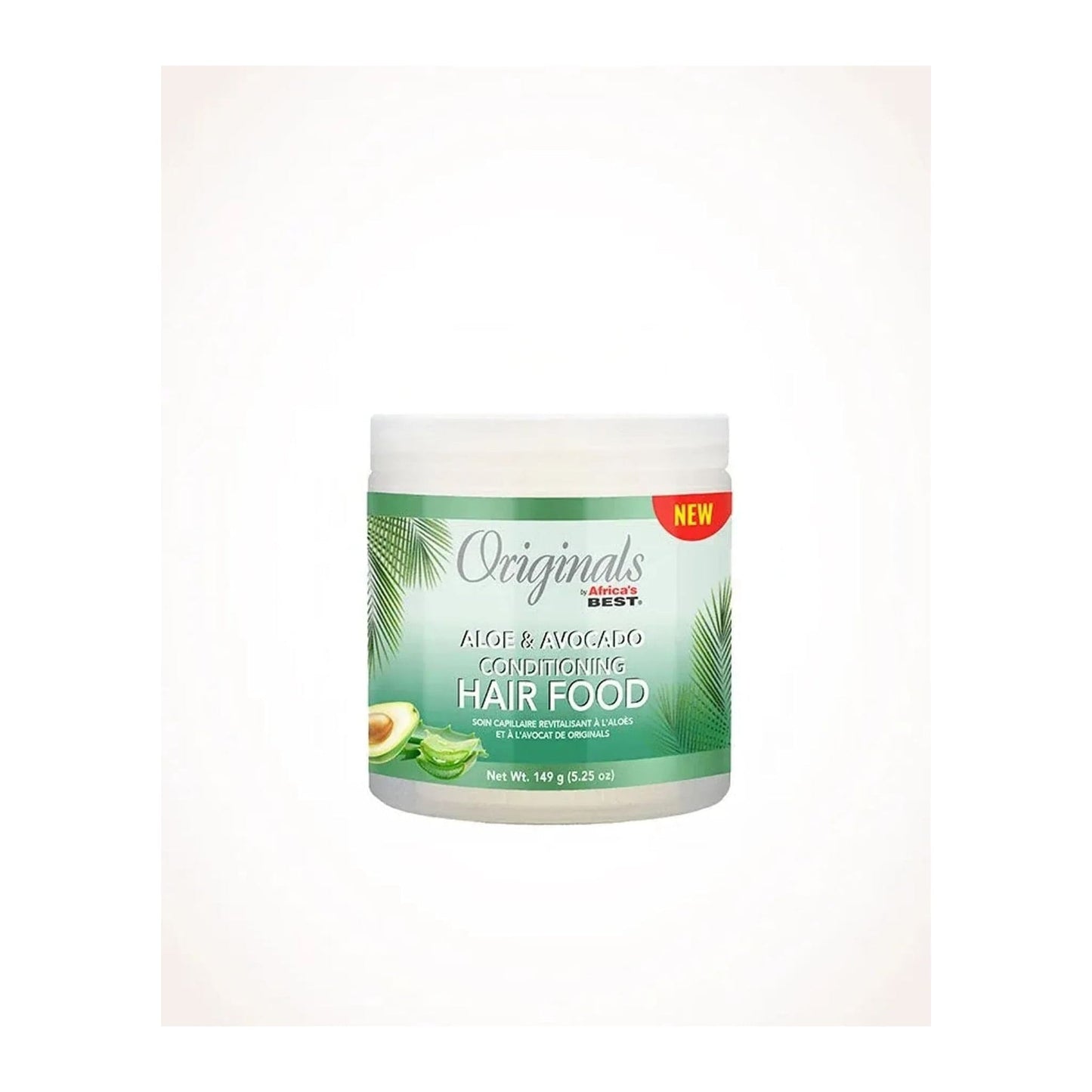 Africa's Best Aloe & Avocado Conditioning Hair Food 149g jar for dry hair
