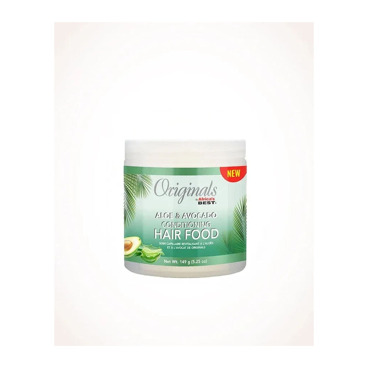 Africa's Best Aloe & Avocado Conditioning Hair Food 149g jar for dry hair