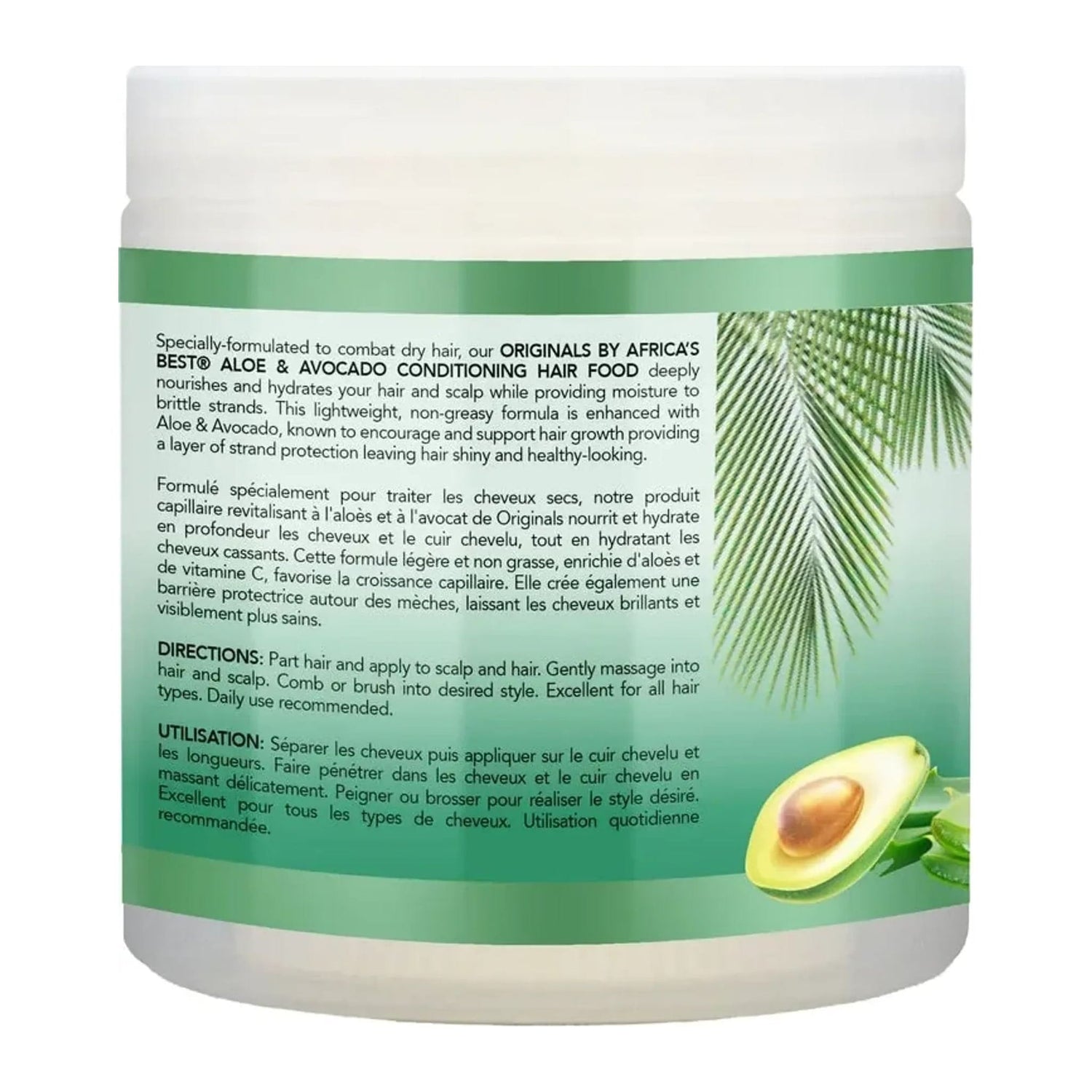 Africa's Best Aloe & Avocado Conditioning Hair Food 149g jar