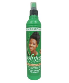 Sofnfree Black Castor Oil Anti Dandruff Afro Spray  3.38 Oz | Shop at CC Hair & Beauty UK