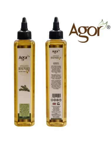 Agor Organic Rosemary Oil 250ml - product detail | CC Hair & Beauty
