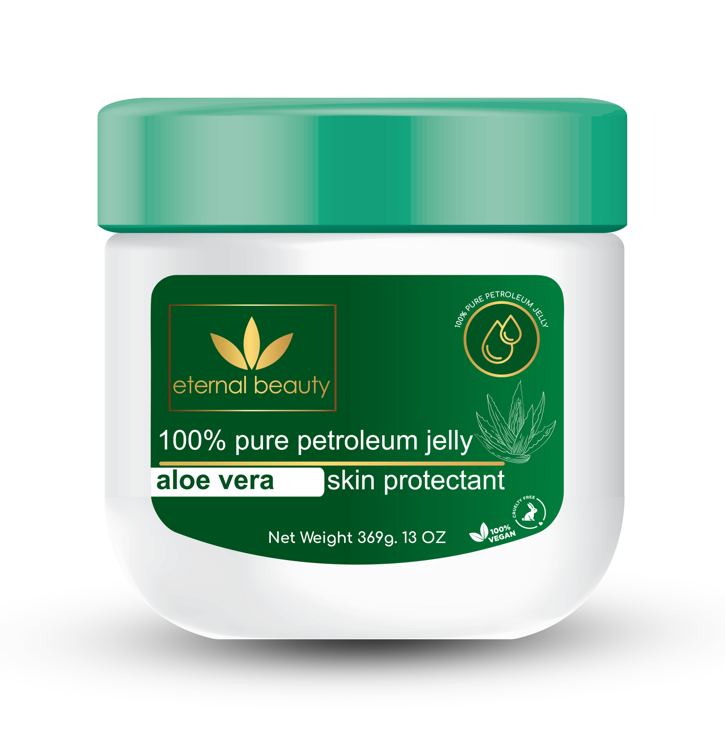 Eternal Beauty Aloe Vera 100%  Pure Petroleum Jelly 13oz | Shop at CC Hair & Beauty UK