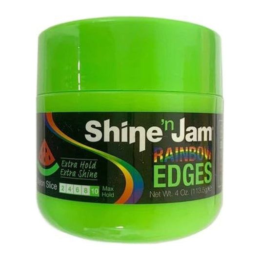 Ampro Shine N Jam Rainbow Edges Melon Slice extra hold edge control 4oz jar