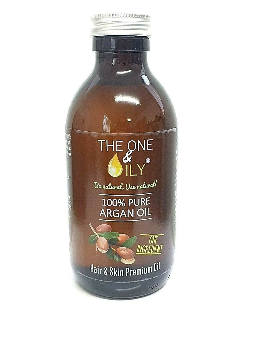The One & Oily Hair & Skin Premium Oil 100% Pure Argan Oil - 200Ml | Shop at CC Hair & Beauty UK