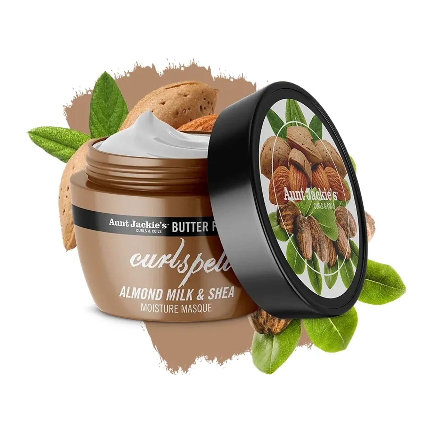 Aunt Jackies Butter Fusions Almond Milk & Shea Moisture Masque 233ml jar