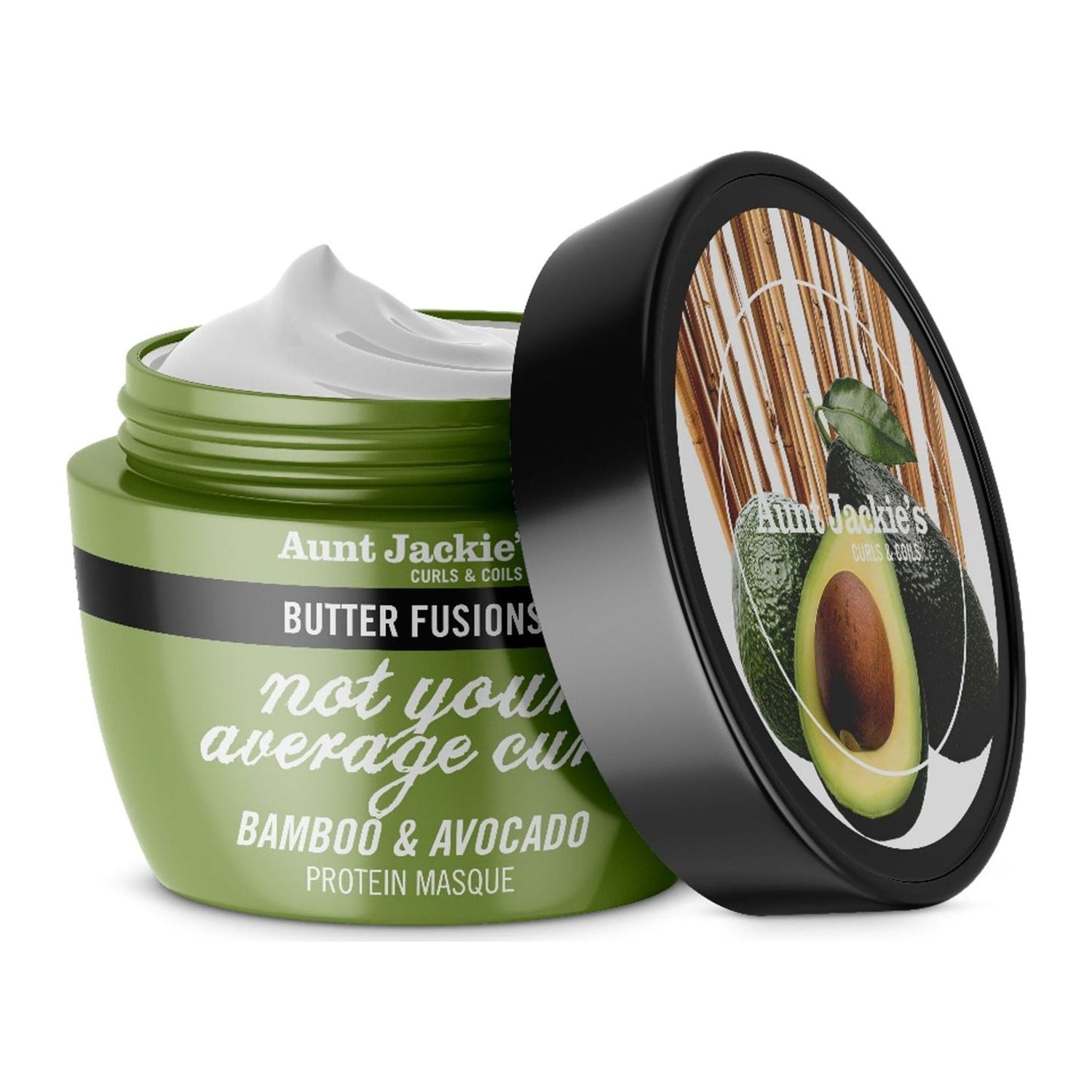 Aunt Jackies Butter Fusions Bamboo & Avocado Protein Masque 235ml tub