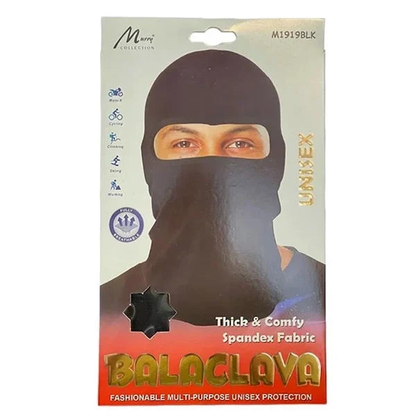 Murry Collection Unisex Black Balaclava #M1919BLK | Shop at CC Hair & Beauty UK