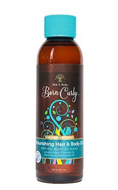 As I Am Born Curly Nourishing  Hair & Body Oil 4 Oz. | Shop at CC Hair & Beauty UK