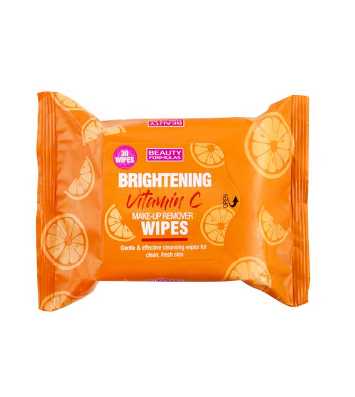 BEAUTY FORMULAS VITAMIN C BRIGHTENING MAKE-UP REMOVER WIPES