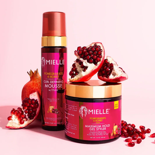 Mielle Pomegranate And Honey Maximum Hold Gel Styler 16oz - product detail | CC Hair & Beauty