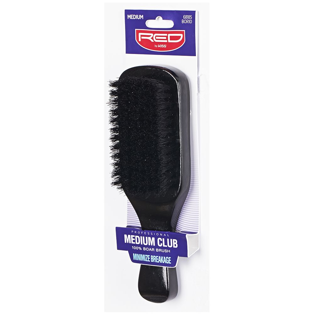 Red By Kiss Professional 100% Boar Medium Club Brush | Shop at CC Hair & Beauty UK
