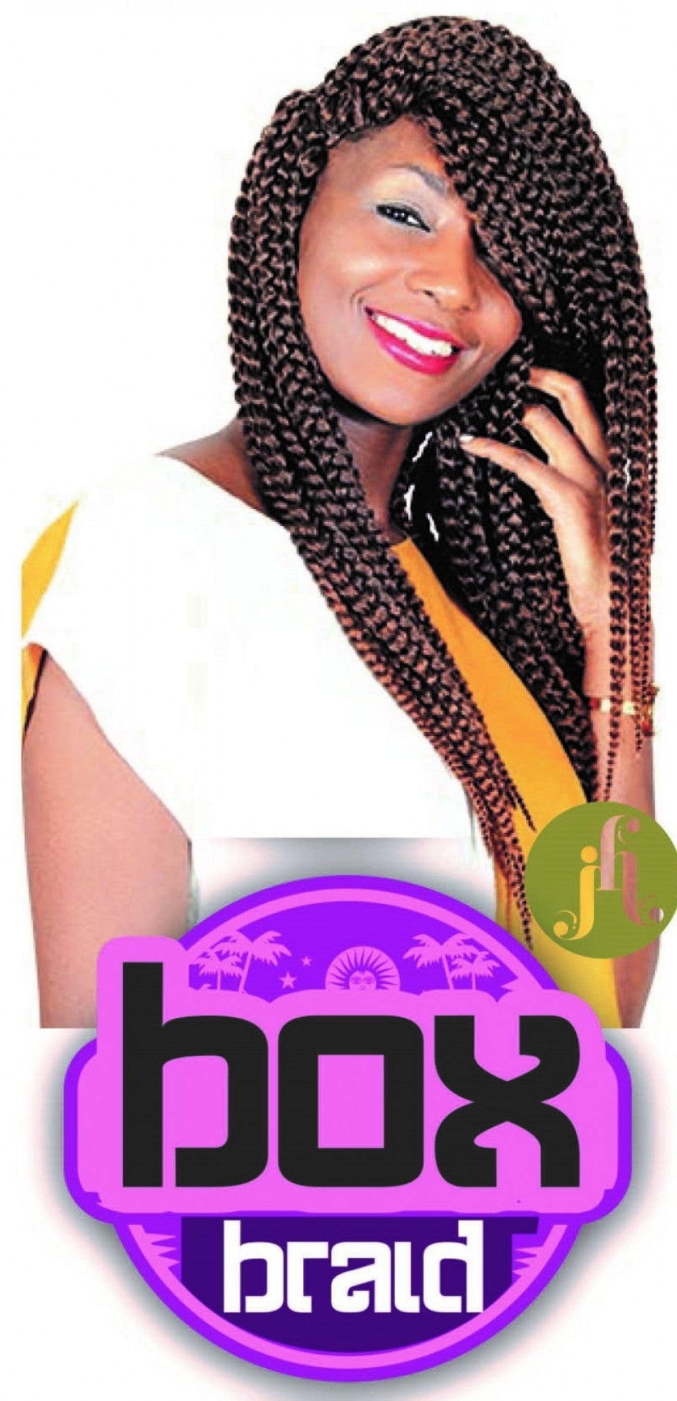 Jazzy Hair Box Braid Crochet Braid - 20" - view 3