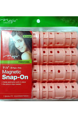Magic Collection Magnetic Snap-On 1 1-4" (8 Pack) - #124Xl | Shop at CC Hair & Beauty UK