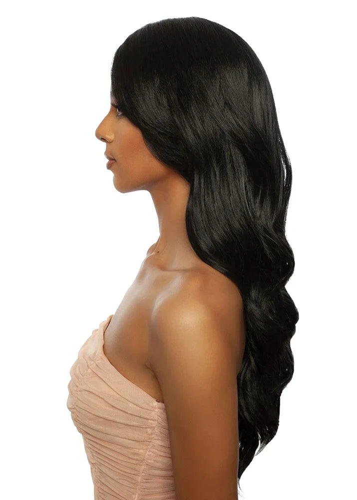 Mane Concept Brown Sugar Human Hair Blend HD Silk Press Lace Front Wig - BSHS202 JERSEY - view 2