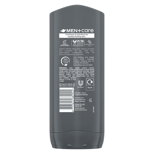 Dove Men+Care Body & Face Wash, Micro Moisture Shower Gel 250ml - available online | CC Hair & Beauty UK