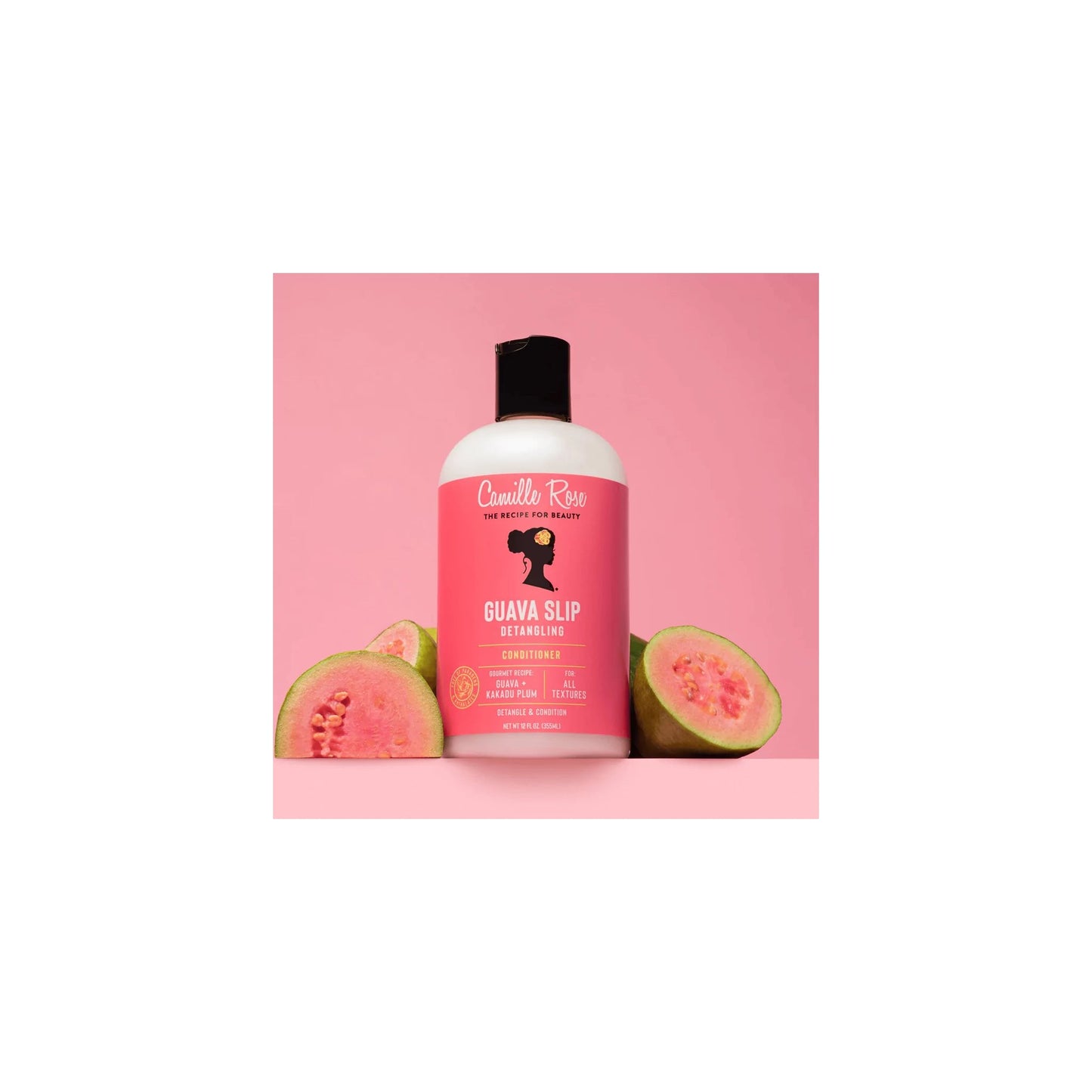 Camille Rose Guava Slip Detangling Conditioner 355ml bottle front view