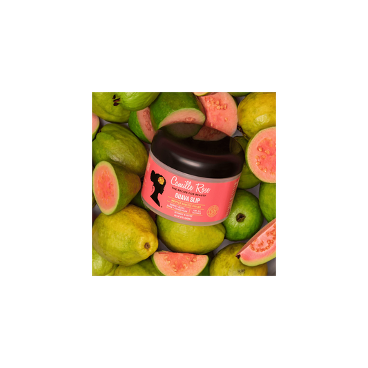 Camille Rose Guava Slip Whipped Souffle 8oz curl styling gel jar