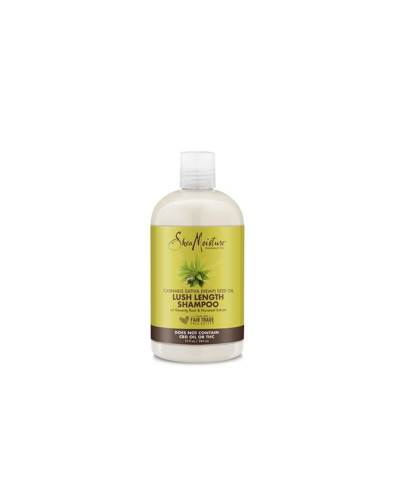 Shea Moisture Cannabis Sativa (Hemp) Seed Oil Shea Moisture Cannabis Lush Length Shampoo 384ml | CC Hair & Beauty Leeds