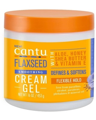 Cantu Flaxseed Smoothing Cream Gel (453G) | Shop at CC Hair & Beauty UK