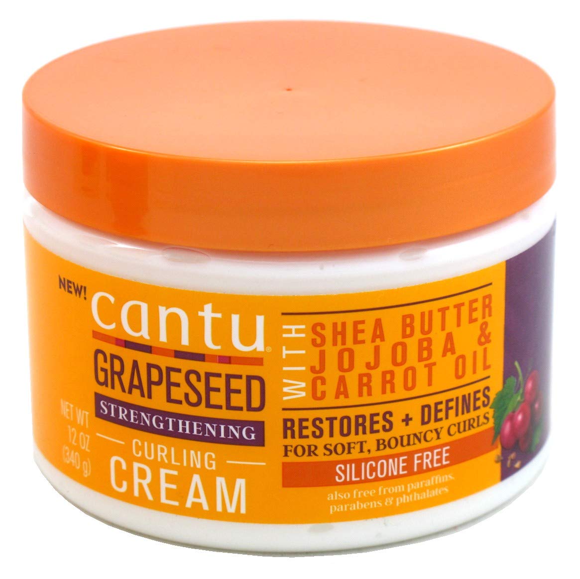 Cantu Grapeseed Curling Cream 12 Oz | Shop at CC Hair & Beauty UK
