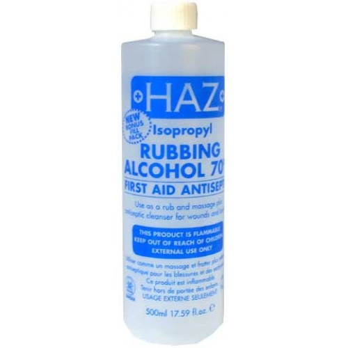 Haz Isopropyl Rubbing Alcohol 500Ml - product detail | CC Hair & Beauty