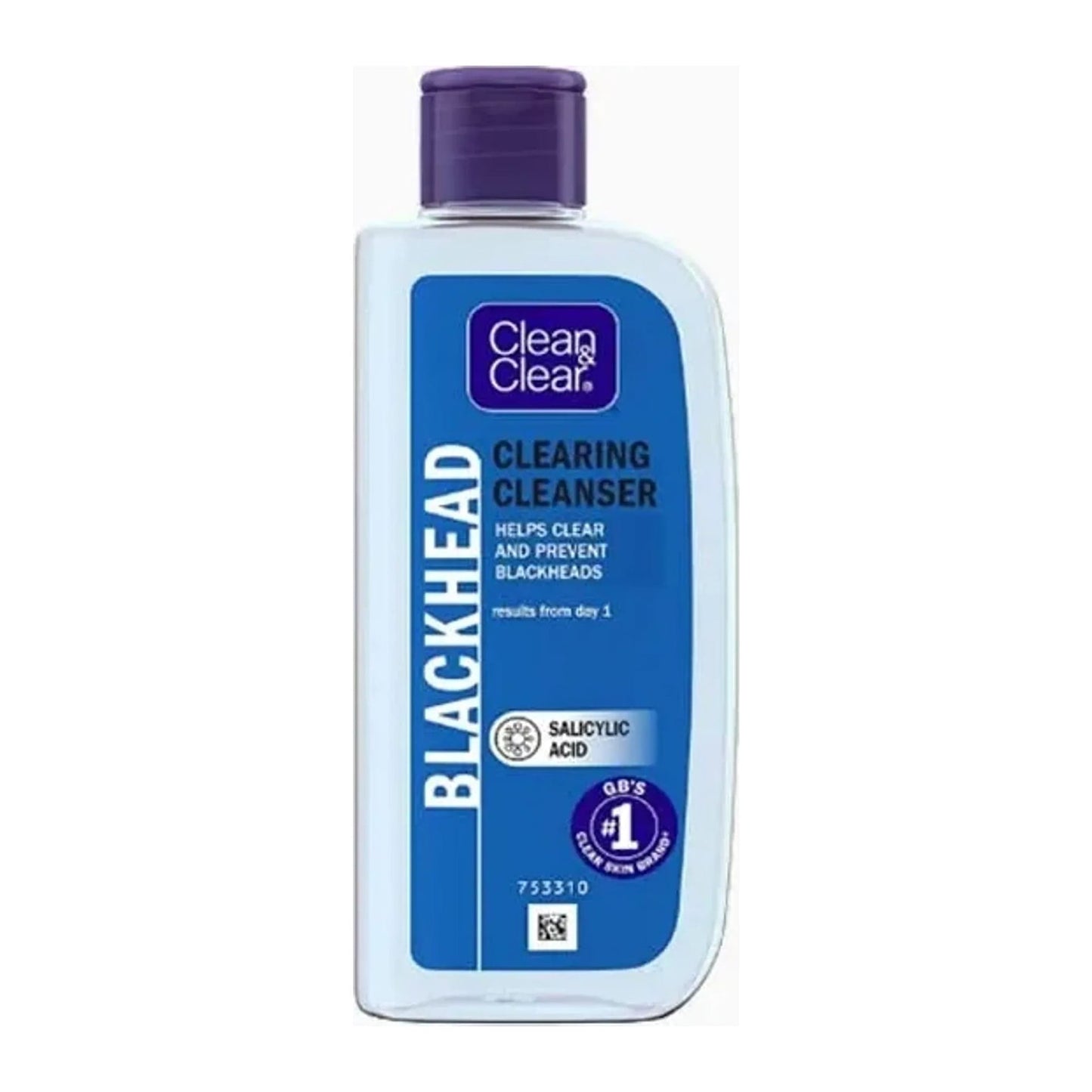 Clean Clear Blackhead Clearing Cleanser oil free lotion 200ml bottle
