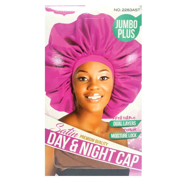 Magic Collection Jumbo Plus Satin Premium Quality Day-Night Cap - No.2283Ast | Shop at CC Hair & Beauty UK
