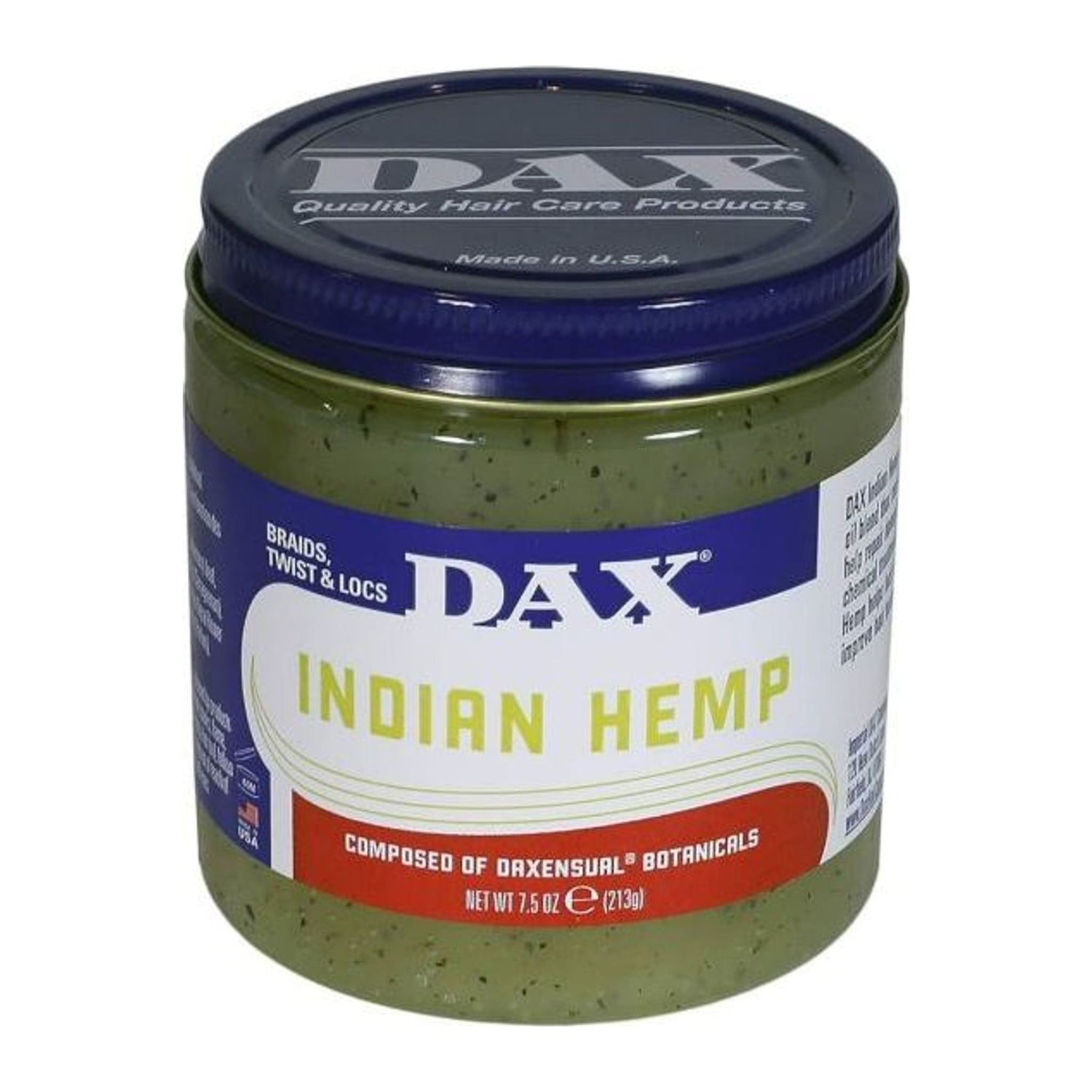 Dax Indian Hemp Deep Conditioning Moisturizer 7.5oz tub for afro hair