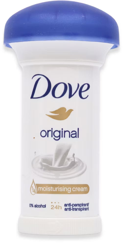 Dove Original Cream Antiperspirant Deodorant 50ml - product detail | CC Hair & Beauty