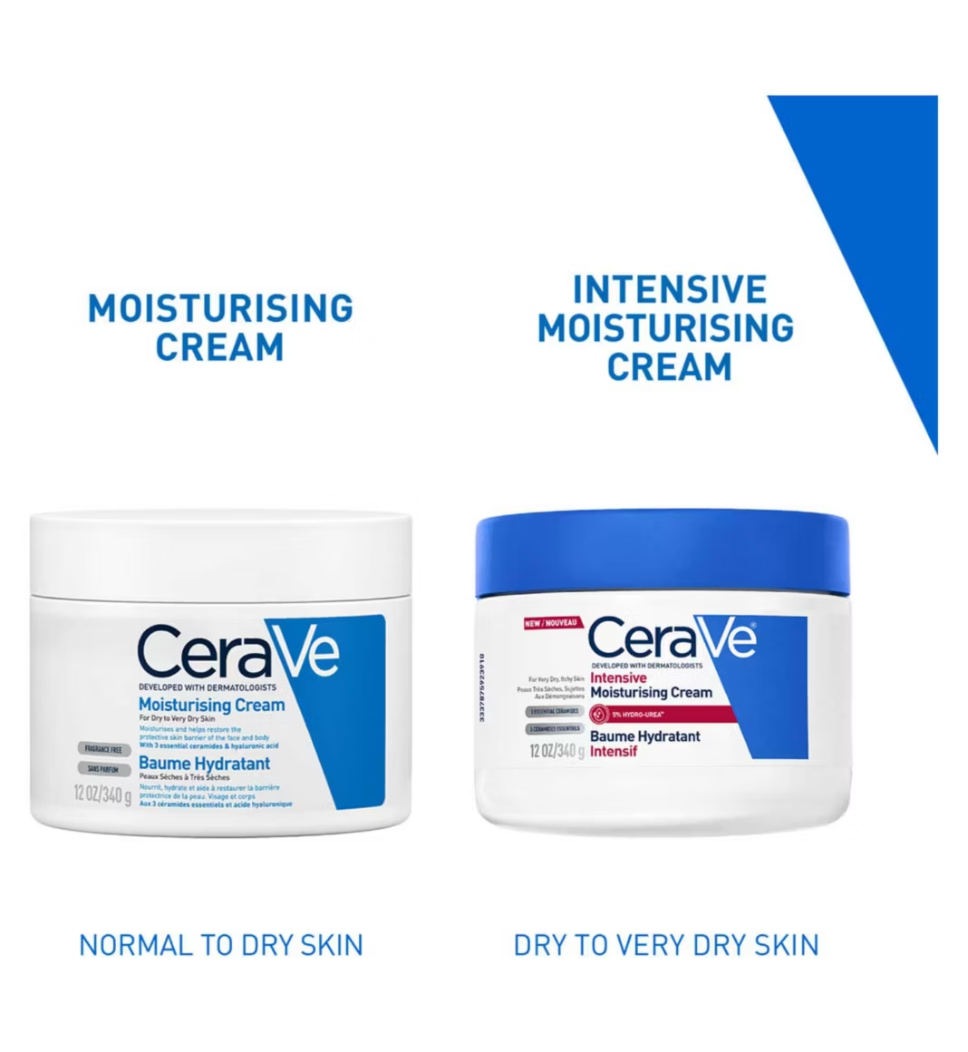 CeraVe Intensive Moisturising Cream for Dry To Very Dry Skin 12oz | CC Hair & Beauty UK