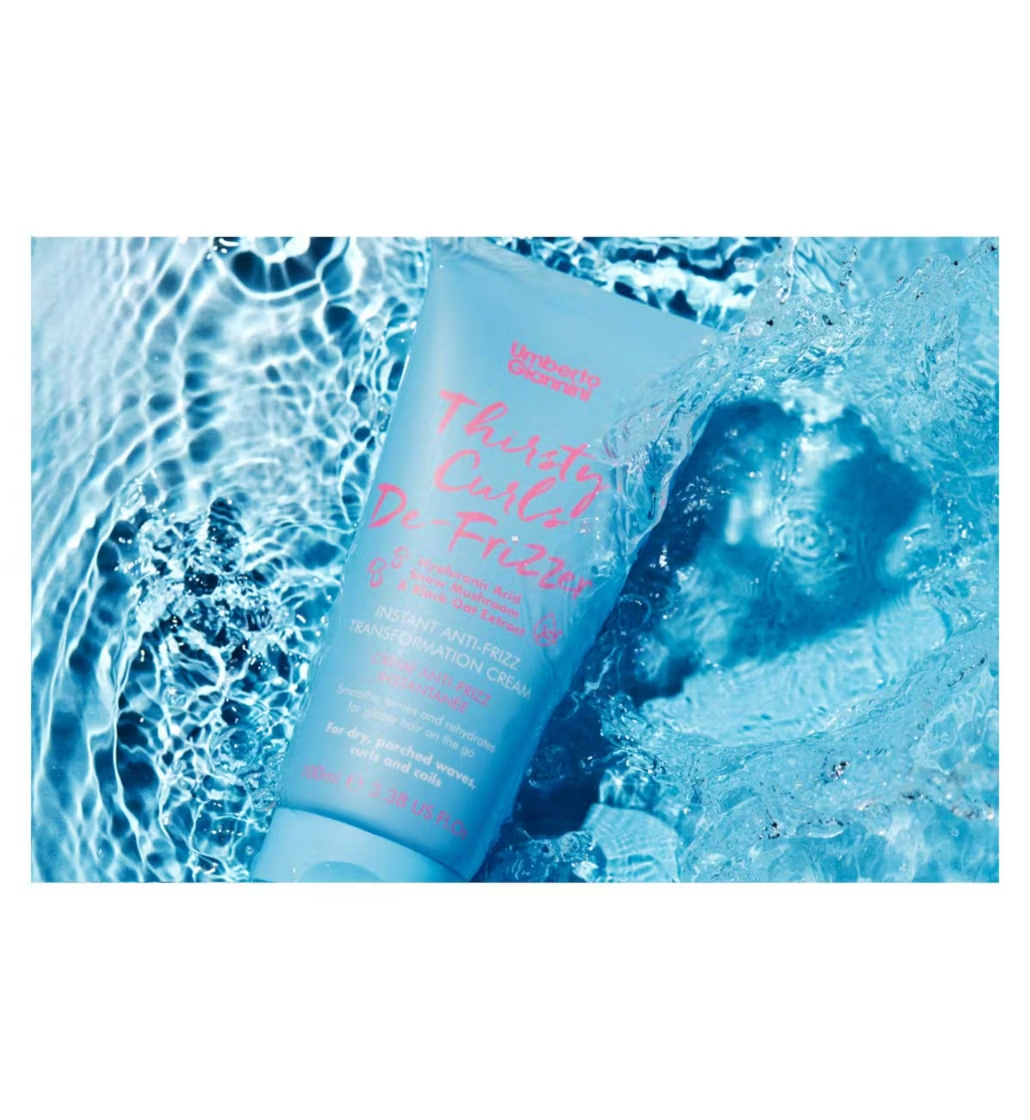 Umberto Giannini Umberto Giannini Thirsty Curls Instant Anti-Frizz Transformation Cream 100ml | CC Hair & Beauty Leeds