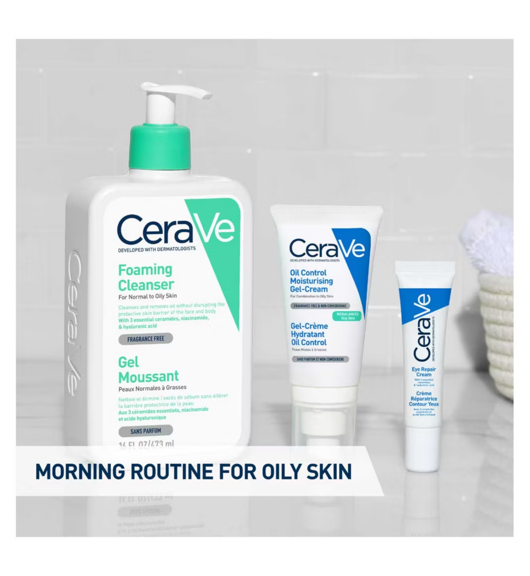 CeraVe Oil Control Moisturising Gel-Cream For Oily Skin 52ml - available online | CC Hair & Beauty UK
