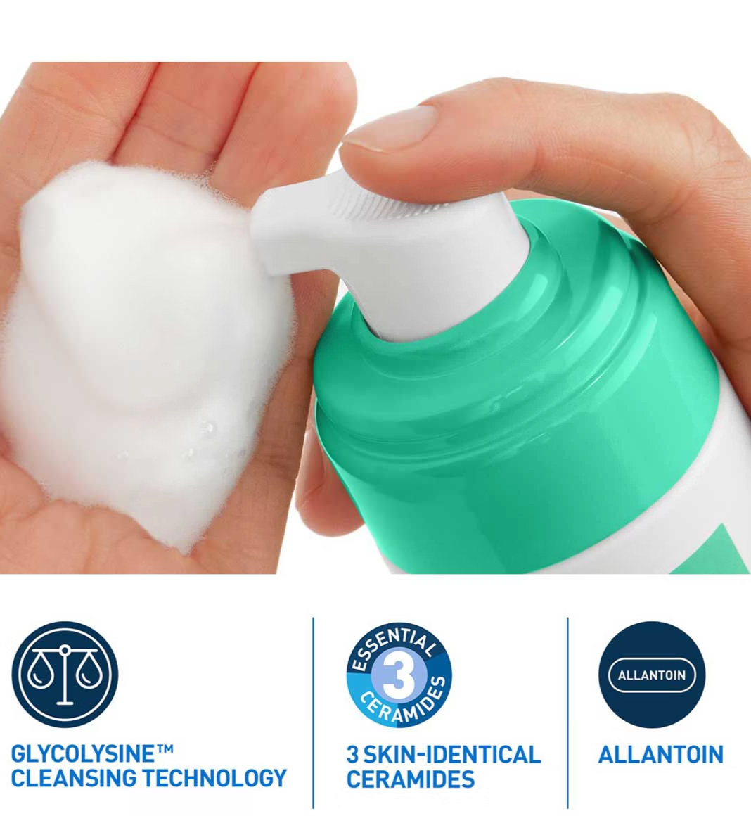 CeraVe Balancing Air Foam Foaming Facial Cleanser for Normal to Combination Skin 148ml | CC Hair & Beauty UK