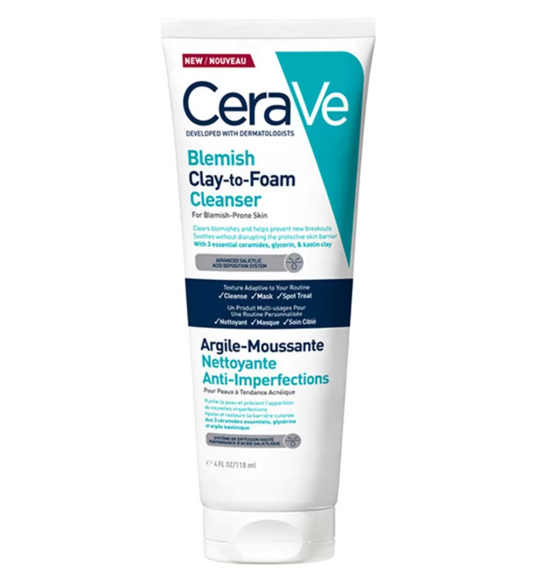 CeraVe Clay To Foam Cleanser 118ml | CC Hair & Beauty UK