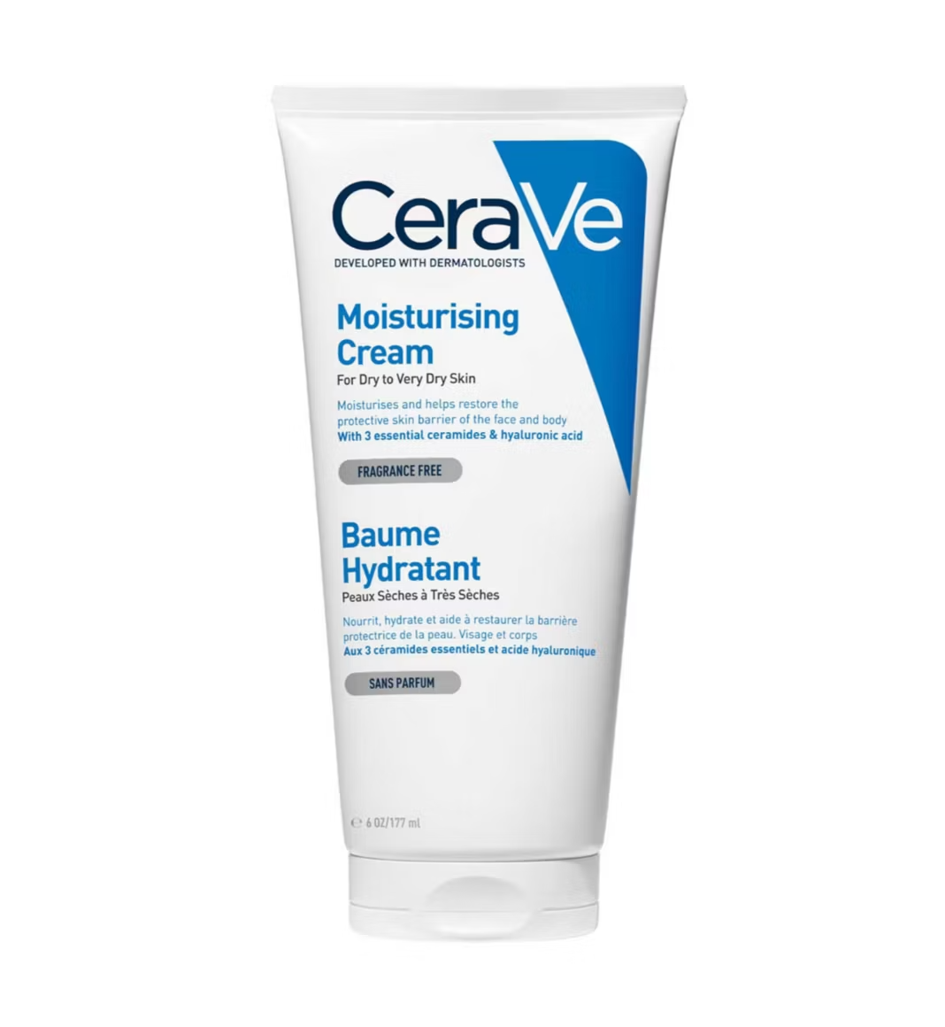 CeraVe Moisturising Cream Tube with Ceramides for Dry to Very Dry Skin 177ml - product detail | CC Hair & Beauty